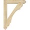 Ekena Millwork Olympic Arts & Crafts Rough Sawn Bracket, Douglas Fir, 4"W x 26"D x 34"H BKT04X26X34OLY03RDF - alternate 4